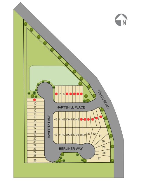 harts ridge site map